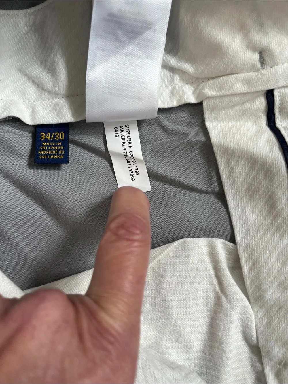 🆕Polo Ralph Lauren chinos stretch slim fit Lt. gray Size 34x30